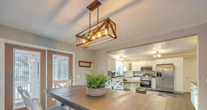 Spacious Eagle Lake Home w/ Fireplace & Deck