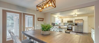 Spacious Eagle Lake Home w/ Fireplace & Deck