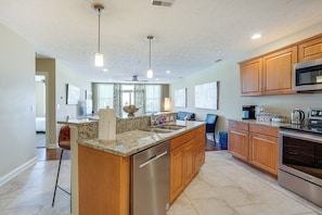 Apartment (2 Bedrooms) | Interior - Downtown St Joseph Condo w/ Balcony & Harbor View (Saint Joseph)