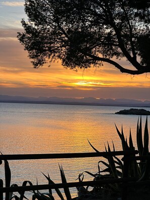Vue sur la plage/l’océan