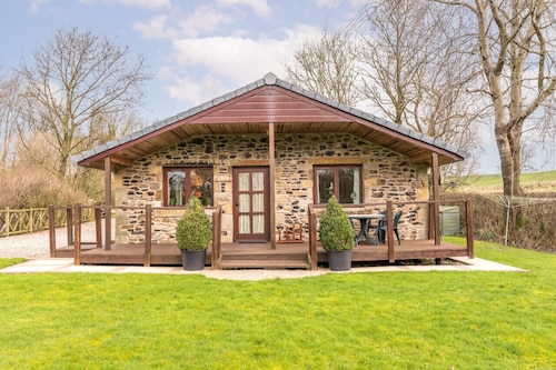 The lodge at Horton Hall Farm