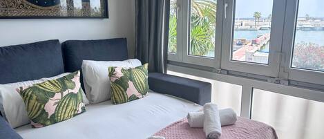 1 間睡房、熨斗/熨衫板、免費 Wi-Fi、床單