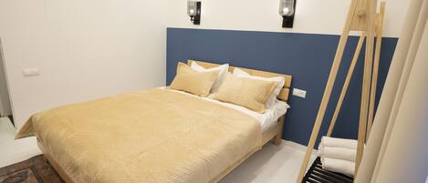 1 室のベッドルーム、ベッドシーツ