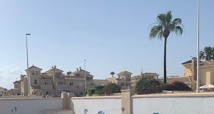 Detached villa with private pool, perfect for families and close to the beach