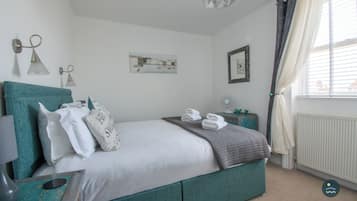 1 bedroom, iron/ironing board, travel crib, free WiFi