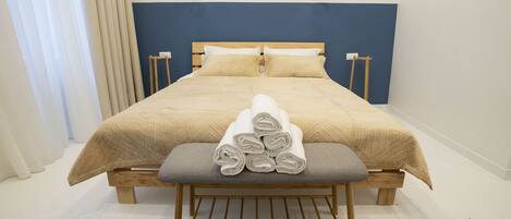 1 室のベッドルーム、WiFi、ベッドシーツ