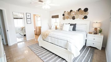 3 bedrooms, iron/ironing board, travel crib, free WiFi