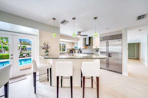 Heated Pool! Waterfront+Pool Table! Close 2 Beach!