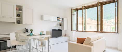 Apartment, 1 Bedroom | Living area