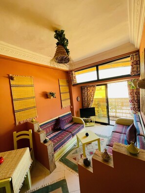 Living room - Pleasant Studio In Casablanca (Casablanca)