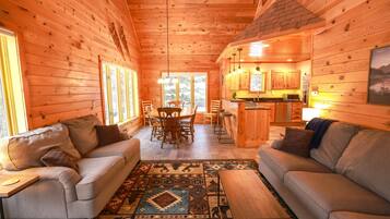 Télévision, cheminée