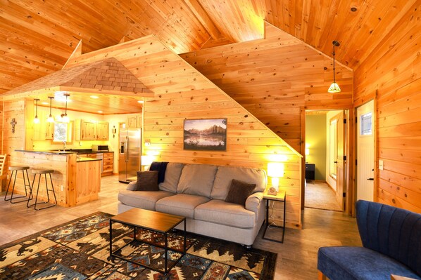 Télévision, cheminée