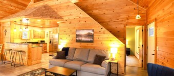 Charming lodge with 3 bedrooms, 2 bathrooms and amenities