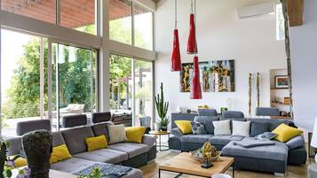 TV connectée, cheminée