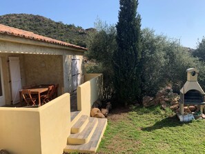 Outdoor dining - Résidence Rocca Rossa Mini Villa 4/5 Personnes Palombaggia (Porto-Vecchio)