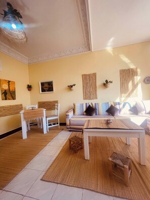 Apartment, 2 Bedrooms, Smoking, Balcony | Living room - Charming Studio In Casablanca (Casablanca)