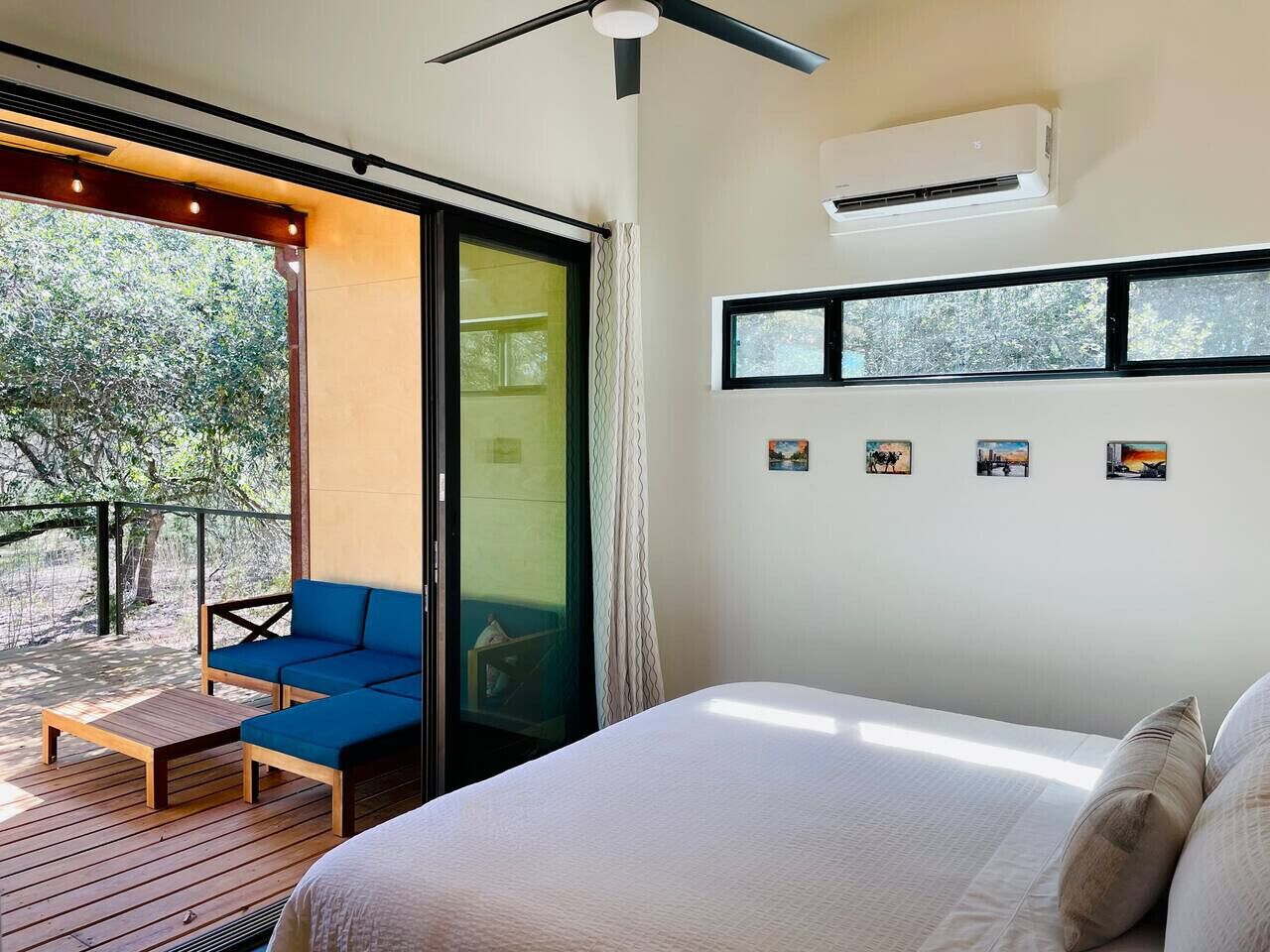 1 bedroom, desk, iron/ironing board, travel crib