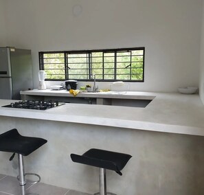 尊荣别墅, 露台, 山景 | 私人厨房 | 大冰箱