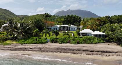 Beachfront Estate with Pool and Tropical Garden