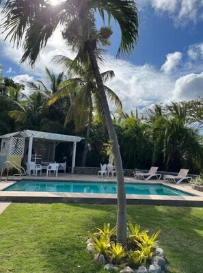 Outdoor pool - Beachfront Estate with Pool and Tropical Garden (Cliftons)