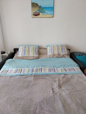 Tabla de planchar con plancha