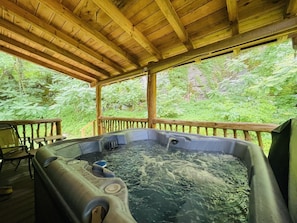 Bain à remous extérieur