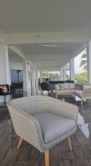 Terrace/patio - Coconut Breeze SVG - 1 bdrm seaview apt (Argyle)