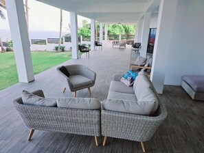 Terrace/patio - Coconut Breeze SVG - 1 bdrm seaview apt (Argyle)