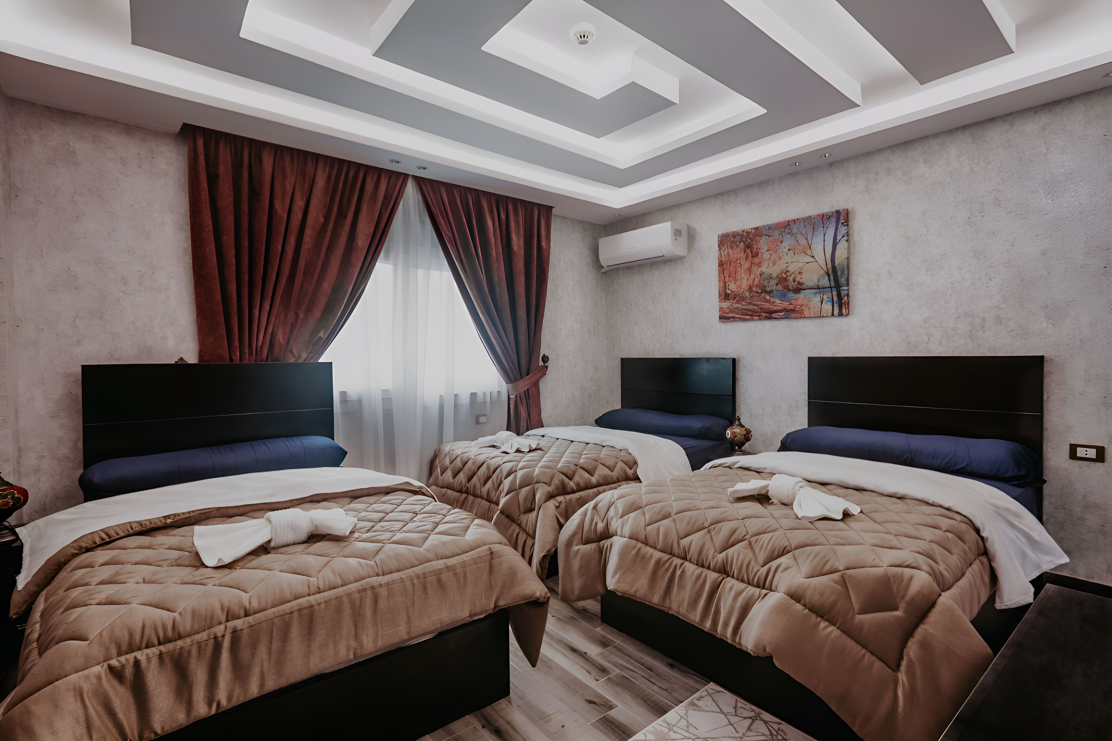 羽絨被、迷你吧、獨特裝潢、免費無線上網