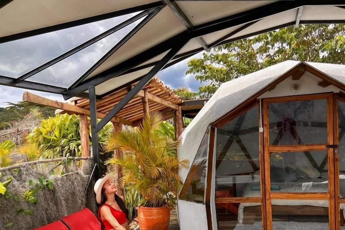 Design huisje | Terras