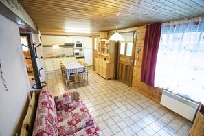 Living area - Terrace, ski locker, 60m², Châtel (Châtel)