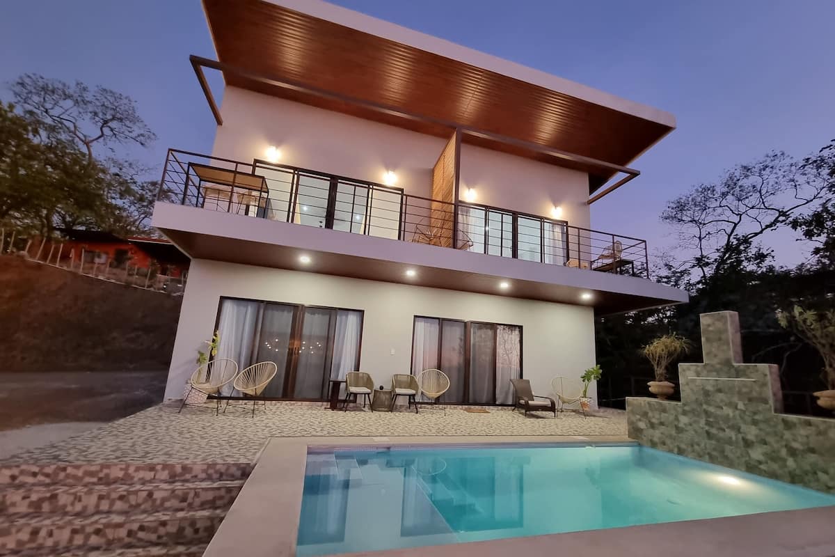 Casa superluxo, vista para o oceano | 2 quartos, individualmente decorados, individualmente mobiliados