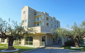 Front of property - evening/night