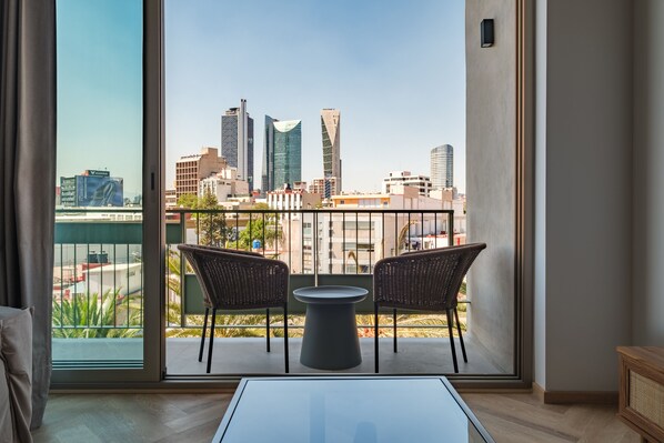 Vistas a la ciudad desde el alojamiento