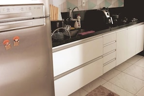 Private kitchen - Apartamento Casal Confort João Pessoa-pb (João Pessoa)