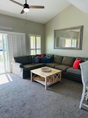 Condo, Multiple Beds (10H, Choose Memories Seacove) | Living area | TV, stereo - Choose Memories Seacove 10H (Miramar Beach)