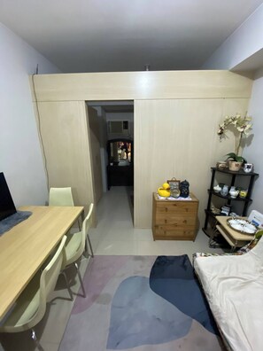 Apartment, 1 Bedroom | Living area - "grass Residence Tower2 29th" (Quezon City)