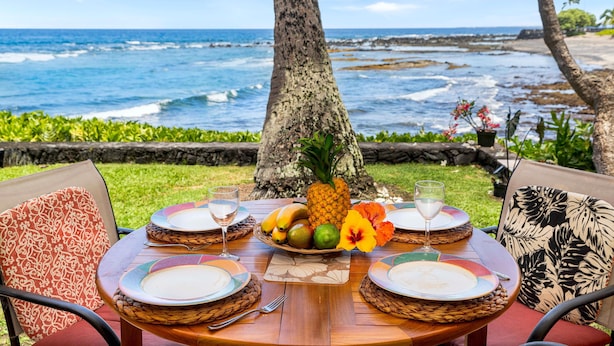 Apartment, Mehrere Betten (Keauhou Kona Surf & Racquet Club Town) | Speisen