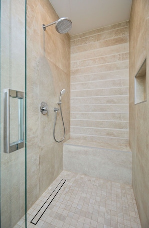 Shower, hair dryer, towels - Hedera Estate, Hedera A43 (Dubrovnik)