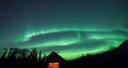 Oma and Opa's Northern Lights Cabin