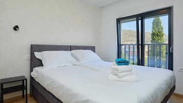 1 makuuhuone, työpöytä, ilmainen Wi-Fi, vuodevaatteet