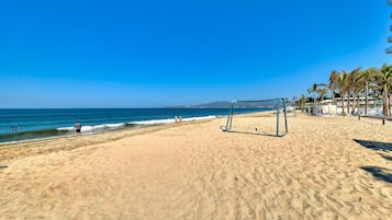 On the beach