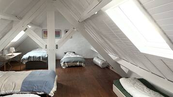 5 makuuhuonetta, silitysrauta/-lauta, ilmainen Wi-Fi