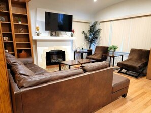 TV connectée, cheminée