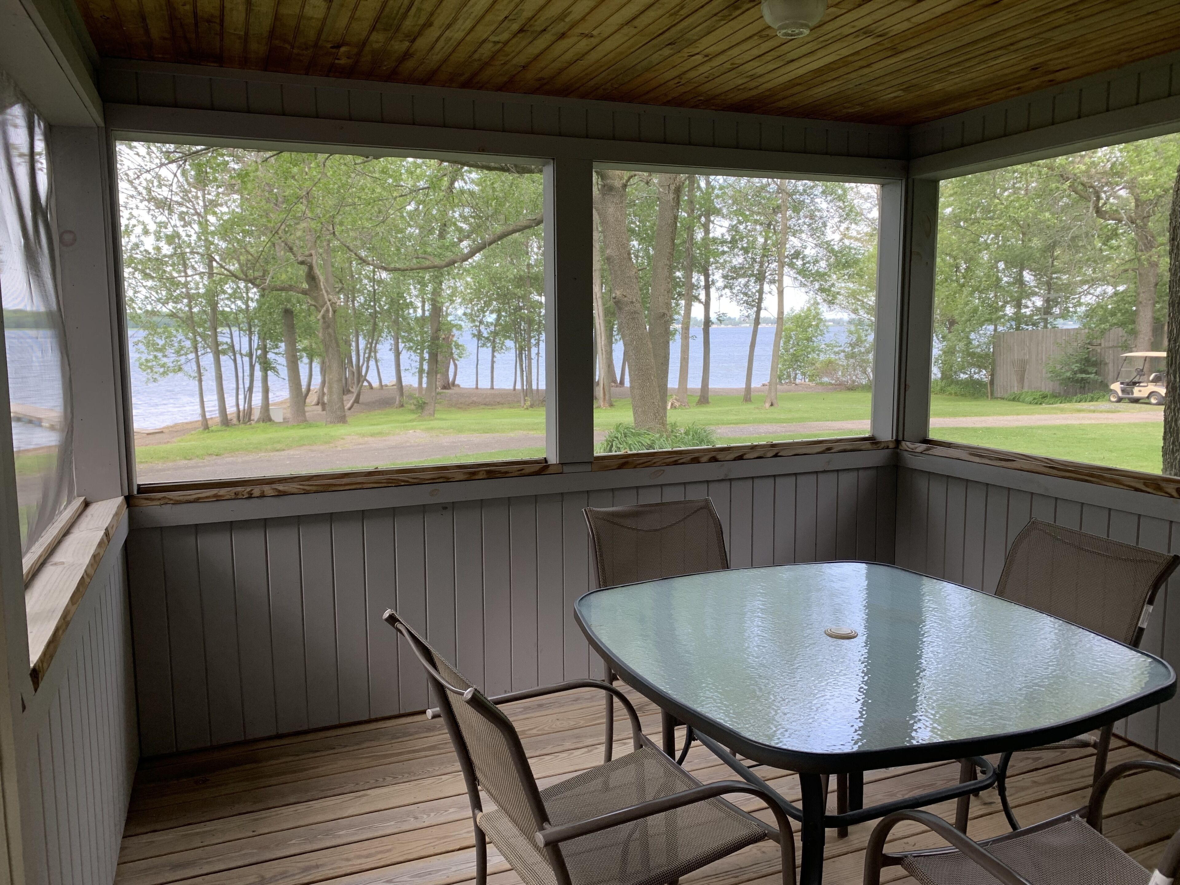 Peaceful lakeside camp in Grand Isle, Vermont. 