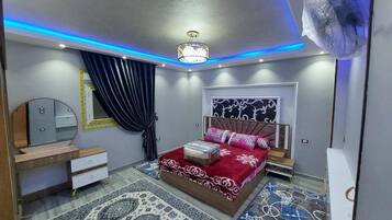 3 habitaciones, tabla de planchar con plancha, wifi y ropa de cama