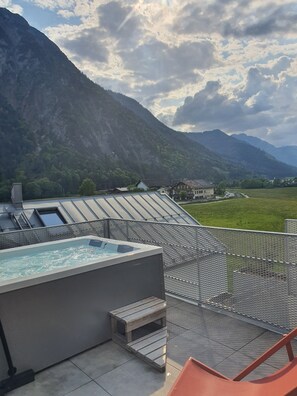 럭셔리 빌라, 산 전망 | 전용 스파 욕조