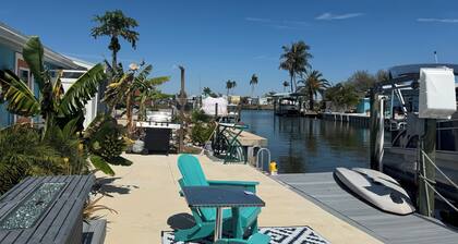 All new, incredible location! Waterfront unit in Matlacha with many amenities.