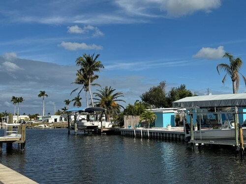 All new, incredible location! Waterfront unit in Matlacha with many amenities.