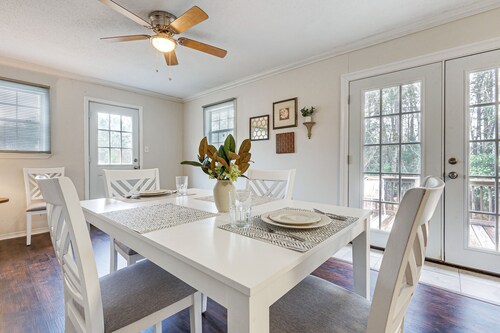 Chatom Retreat w/ Furnished Deck & Wooded Views!